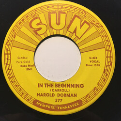 Harold Dorman In The Beginning / Wait Til' Saturday Night USED VINYL 7INCH 45 RPM SINGLE