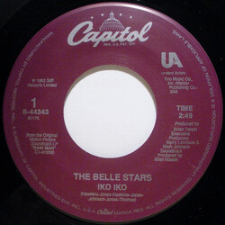 The Belle Stars / Hans Zimmer Iko Iko / Las Vegas USED VINYL 7INCH SINGLE 45 RPM