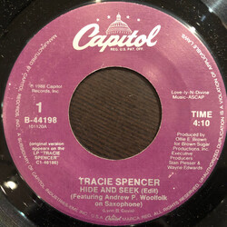 Tracie Spencer Hide And Seek USED VINYL 7INCH 45 RPM SINGLE