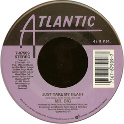 Mr. Big Just Take My Heart USED VINYL 7INCH 45 RPM SINGLE STEREO