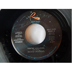 David Rogers (7) You're Amazing USED VINYL 7INCH 45 RPM SINGLE PROMO STEREO
