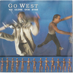Go West We Close Our Eyes Vinyl 7" USED