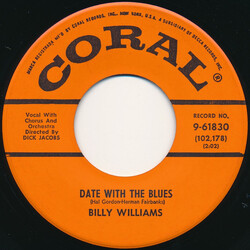 Billy Williams (5) Date With The Blues / I'm Gonna Sit Right Down And Write Myself A Letter USED VINYL 7INCH 45 RPM