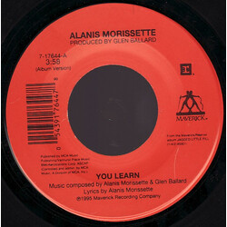 Alanis Morissette You Learn USED VINYL 7INCH 45 RPM SINGLE
