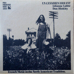 Lilianne Labbé / Don Hinkley Un Canadien Errant - French Music In The North American Tradition Vinyl LP USED