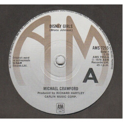 Michael Crawford Disney Girls USED VINYL 7INCH 45 RPM SINGLE