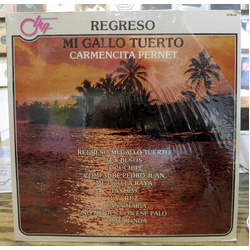 Carmencita Pernett Regreso Mi Gallo Tuerto Vinyl LP USED