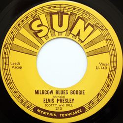 Elvis Presley / Scotty Moore / Bill Black (2) Milkcow Blues Boogie / You're A Heartbreaker Vinyl 7" USED