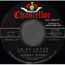 Johnny Rivers To Be Loved USED VINYL 7INCH 45 RPM PROMO