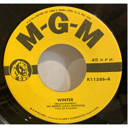 Art Mooney & His Orchestra Winter USED VINYL 7INCH 45 RPM