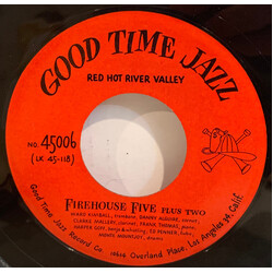 Firehouse Five Plus Two Red Hot River Valley USED VINYL 7INCH 45 RPM SINGLE