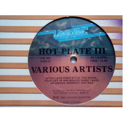 Various Hot Plate III VINYL 12" USED