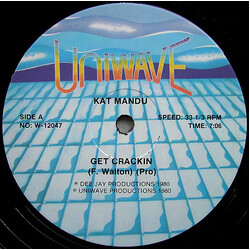 Kat Mandu Get Crackin USED VINYL 12INCH 33 S RPM MAXI-SINGLE