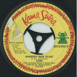 Exuma Monkberry Moon Delight USED VINYL 7INCH 45 RPM SINGLE