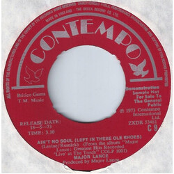 Major Lance Ain't No Soul (Left In These Ole Shoes) / Investigate USED VINYL 7INCH 45 RPM SINGLE PROMO