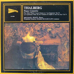 Sigismond Thalberg / Michael Ponti / Westfälisches Sinfonieorchester / Richard Kapp Piano Concerto; 4 Solo Pieces Vinyl LP USED
