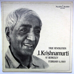 Jiddu Krishnamurti True Revolution Vinyl LP USED