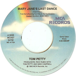 Tom Petty Mary Jane's Last Dance USED VINYL 7INCH 45 RPM SINGLE