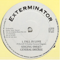 Singing Sweet / General Degree Fall In Love Vinyl 12" USED
