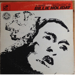 Billie Holiday A Rare Live Recording Of Billie Holiday Vinyl LP USED