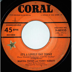 Harry Babbitt / Martha Tilton You're Just In Love / It's A Lovely Day Today USED VINYL 7INCH 45 RPM SINGLE REISSUE