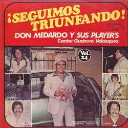 Don Medardo Y Sus Players / Gustavo Velásquez ¡Seguimos Triunfando! Vol 24 Vinyl LP USED