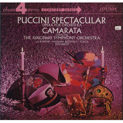 Giacomo Puccini / Tutti Camarata / The Kingsway Symphony Orchestra Puccini Spectacular (Opera For Orchestra) Vinyl LP USED