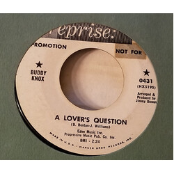 Buddy Knox A Lover's Question / You Said Good-Bye USED VINYL 7INCH 45 RPM SINGLE PROMO