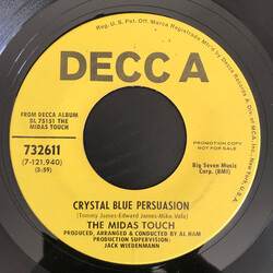 The Midas Touch Crystal Blue Persuasion USED VINYL 7INCH 45 RPM PROMO