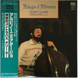 Gary Karr / Harmon Lewis Adagio D'Albinoni Vinyl LP USED