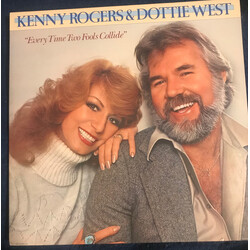 Kenny Rogers / Dottie West Every Time Two Fools Collide Vinyl LP USED