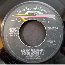 Johnny Rivers Rockin' Pneumonia - Boogie Woogie Flu / Blue Suede Shoes USED VINYL 7INCH SINGLE REISSUE