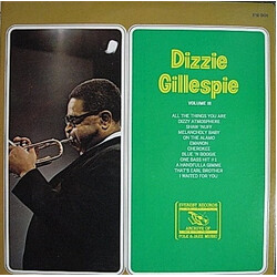 Dizzy Gillespie Volume III Vinyl LP USED
