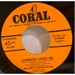 Neal Hefti / Frances Wayne Somebody Loves Me / Mean To Me USED VINYL 7INCH 45 RPM
