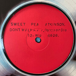 Sweet Pea Atkinson Don't Walk Away / Dance Or Die USED VINYL 12INCH 45 RPM PROMO WHITE LABEL