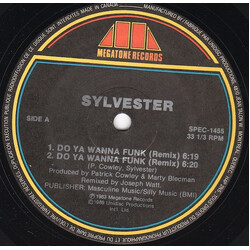 Sylvester Do Ya Wanna Funk (Remix) USED VINYL 12INCH 33 S RPM REISSUE