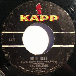 Louis Armstrong Hello, Dolly USED VINYL 7INCH 45 RPM SINGLE