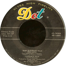 Lawrence Welk And His Orchestra Baby Elephant Walk  / Theme From The Brothers Grimm USED VINYL 7INCH 45 RPM SINGLE