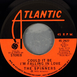 Spinners Could It Be I'm Falling In Love USED VINYL 7INCH 45 RPM SINGLE STEREO
