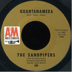The Sandpipers Guantanamera / What Makes You Dream, Pretty Girl? VINYL 7" USED