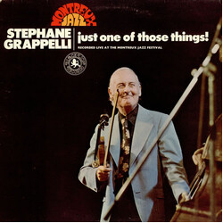 Stéphane Grappelli Just One Of Those Things! Vinyl LP USED