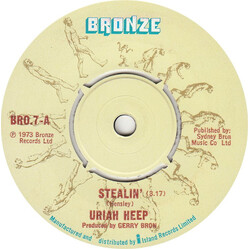 Uriah Heep Stealin' USED VINYL 7INCH 45 RPM SINGLE