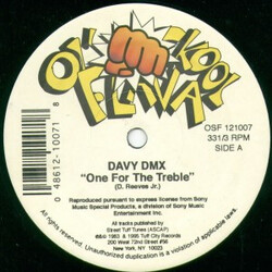 Davy DMX One For The Treble / Davy's Scratch USED VINYL 12INCH 33 S RPM