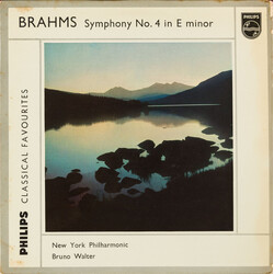 Johannes Brahms / Bruno Walter / The New York Philharmonic Orchestra Symphony No.4 In E Minor, Op. 98 Vinyl LP USED