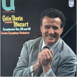 Wolfgang Amadeus Mozart / The London Symphony Orchestra / Sir Colin Davis Symphonies Nos. 39 and 40 Vinyl LP USED