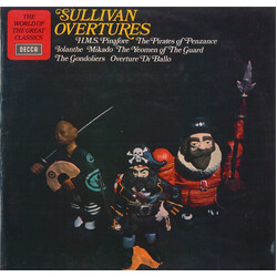 Royal Philharmonic Orchestra / The New Symphony Orchestra Of London Sullivan Overtures Vinyl LP USED