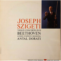 Joseph Szigeti / Ludwig van Beethoven Concerto In D Major For Violin And Orchestra Op. 61 Vinyl LP USED