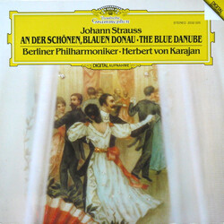 Johann Strauss Jr. / Berliner Philharmoniker / Herbert von Karajan An Der Schönen, Blauen Donau ‎ Vinyl LP USED