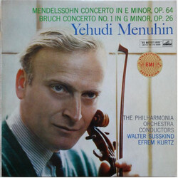 Felix Mendelssohn-Bartholdy / Max Bruch / Yehudi Menuhin / Philharmonia Orchestra / Walter Susskind / Efrem Kurtz Concerto In E Minor, Op. 64 / Concer