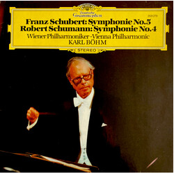 Franz Schubert / Robert Schumann / Wiener Philharmoniker / Karl Böhm Symphonie No.5 · Symphonie No.4 Vinyl LP USED